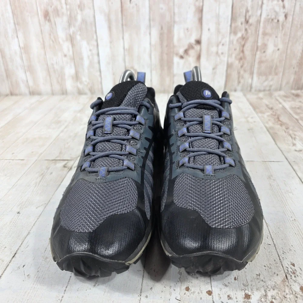 Merrell Womens Siren Edge Q2 Hiking Shoes Grey Blue J41316 Size 8